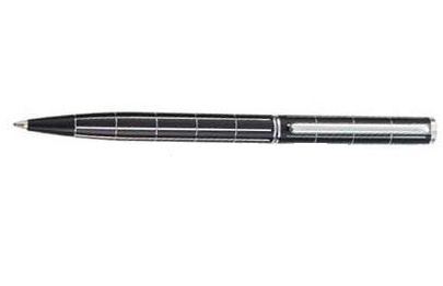 Ручка шариковая Pen Pro черная с серебром - канцтовары в Минске